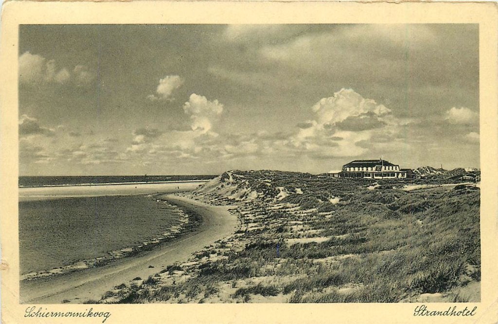 701-178-013 Schiermonnikoog Strandhotel, Ophalen of Verzenden, Voor 1920, Friesland