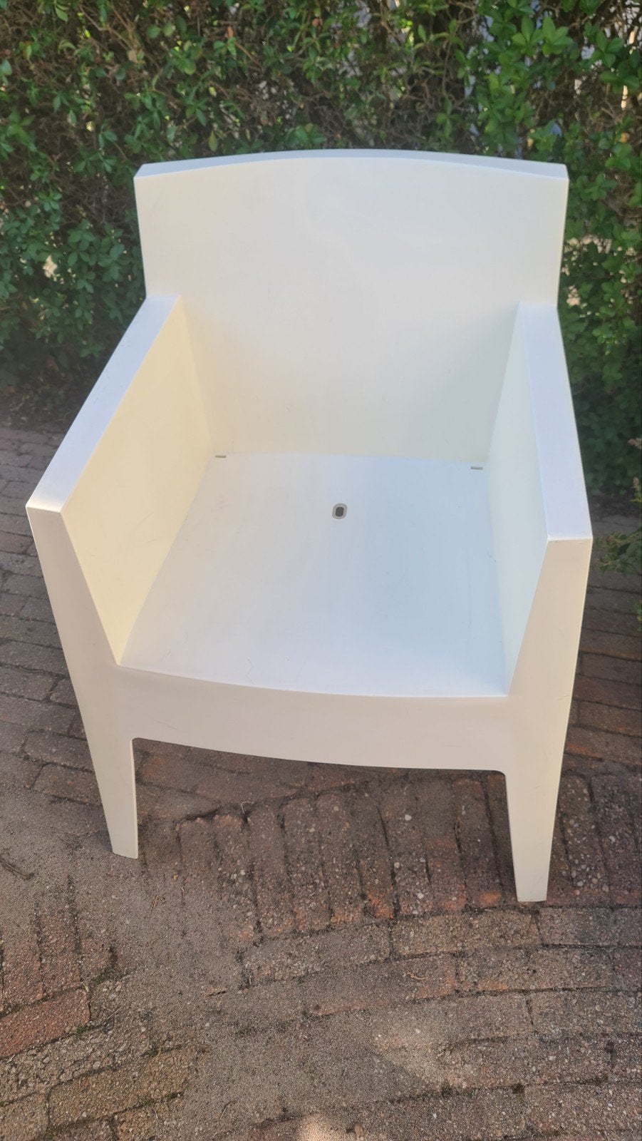 3 stoelen Driade Toy offwhite Philppe Starck kunststof, Ophalen, Gebruikt, Kunststof, Stapelbaar