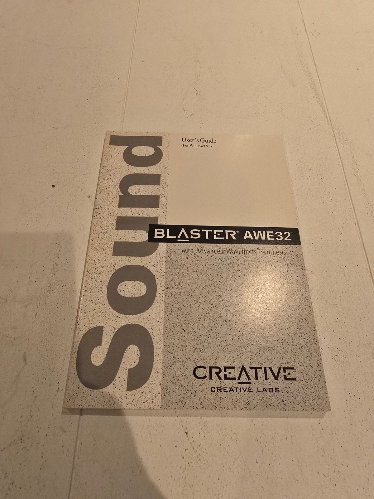 Sound Blaster AWE32 Gebruikershandleiding (Engels), Computers en Software, Vintage Computers, Ophalen of Verzenden