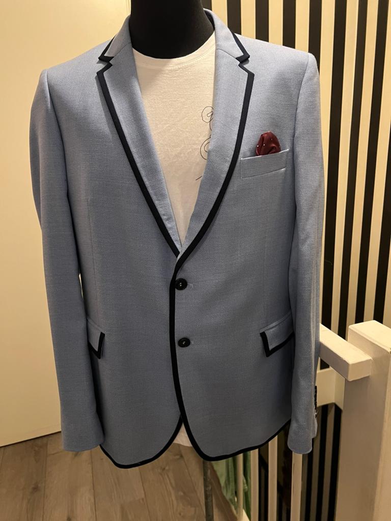 Super mooi heren jasje maat XXL, Ophalen of Verzenden, Zo goed als nieuw, Maat 56/58 (XL), Blauw