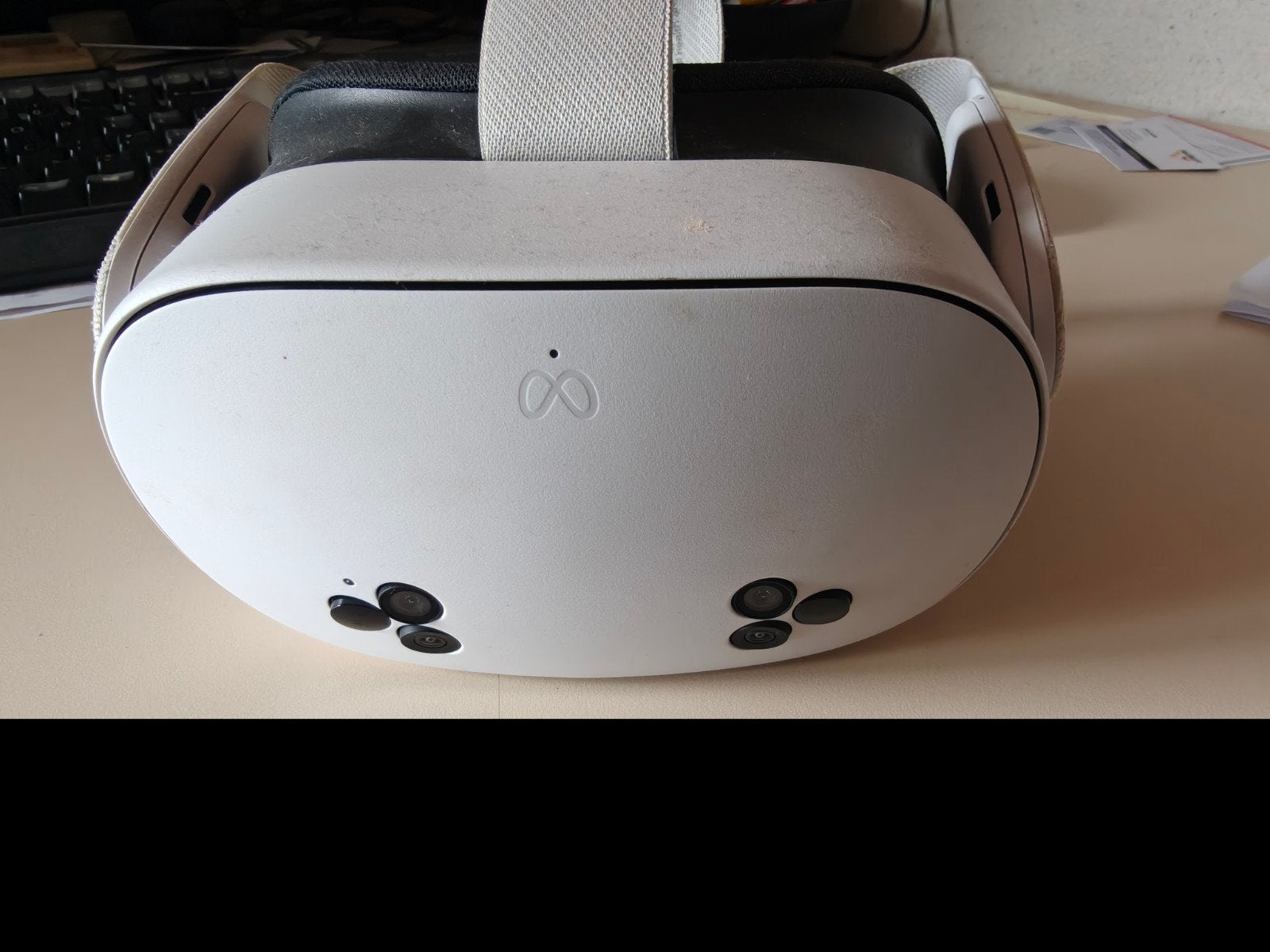 Meta 3S VR-bril - Goedwerkend (zonder controllers), Ophalen of Verzenden, Gebruikt, VR-bril