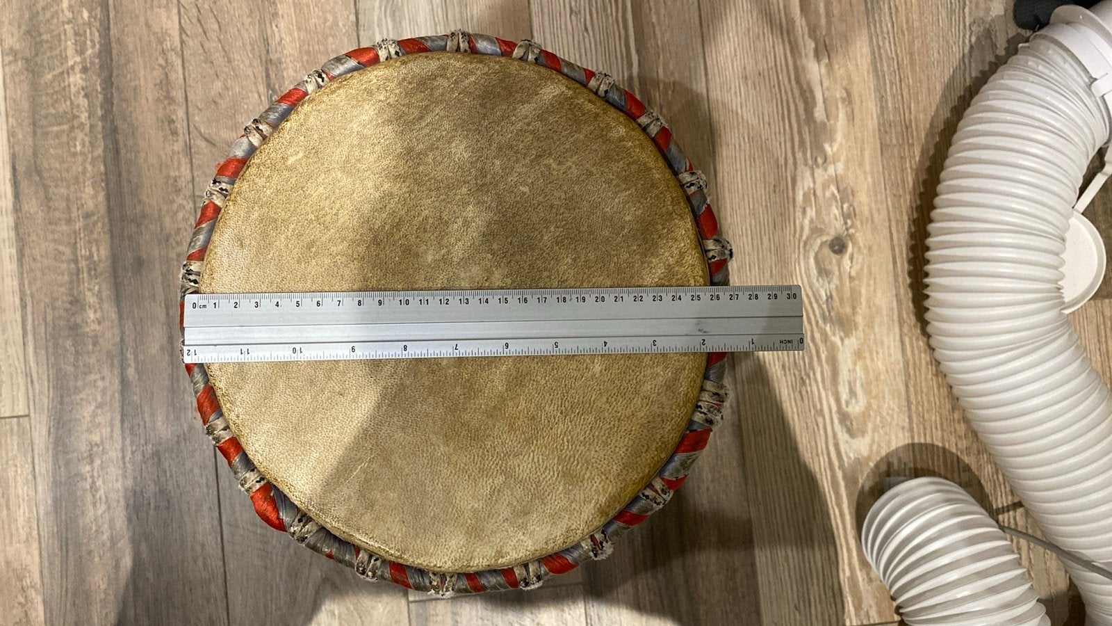 Traditionele Djembé - Massief Hout, Leer, Touwbespanning, Ophalen, Gebruikt, Overige soorten