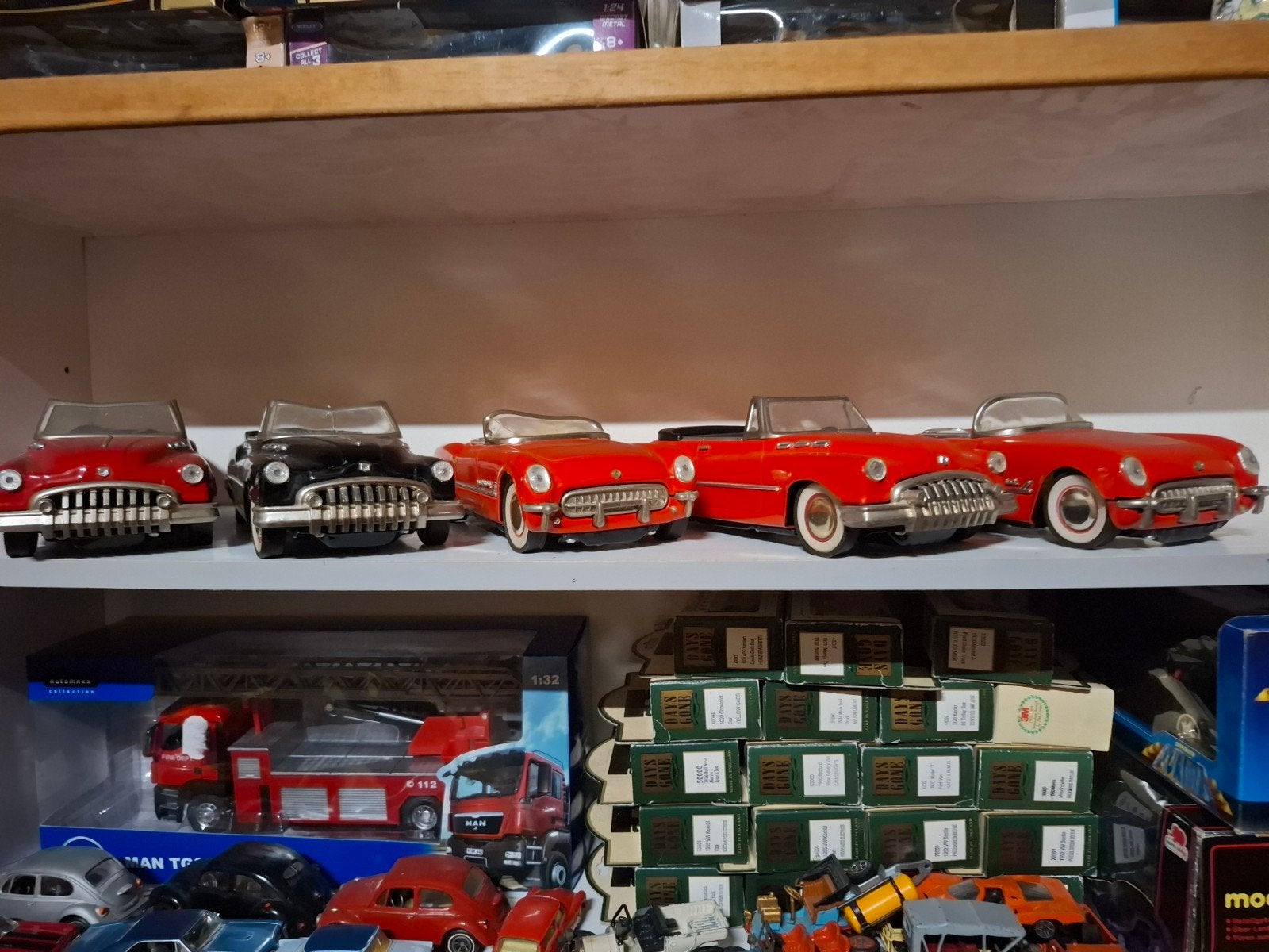 Verzameling van 5 blikken oldtimers, Ophalen of Verzenden, Gebruikt, Auto