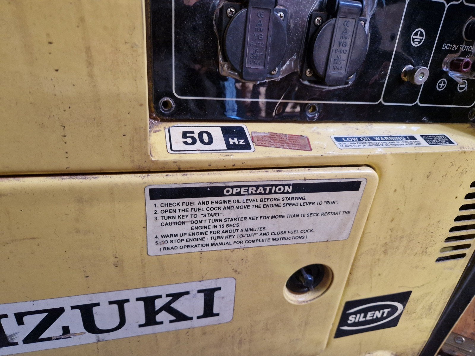 Mizuki KDE 6700T Diesel Aggregaat - Geluidsgedempt, Gebruikt, Dieselolie, Ophalen of Verzenden, Geluidgedempt