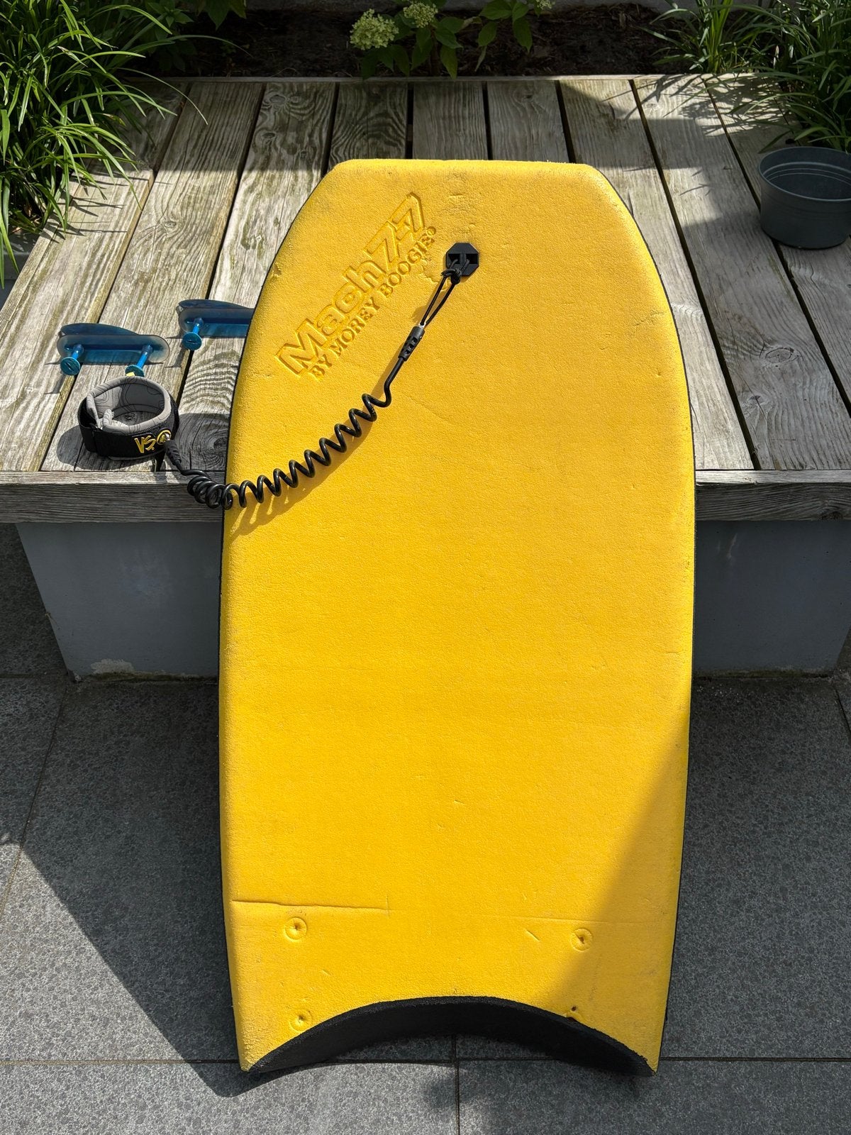 Vintage Mach 7-7 Bodyboard, Ophalen, Gebruikt, Overige typen, Met koord