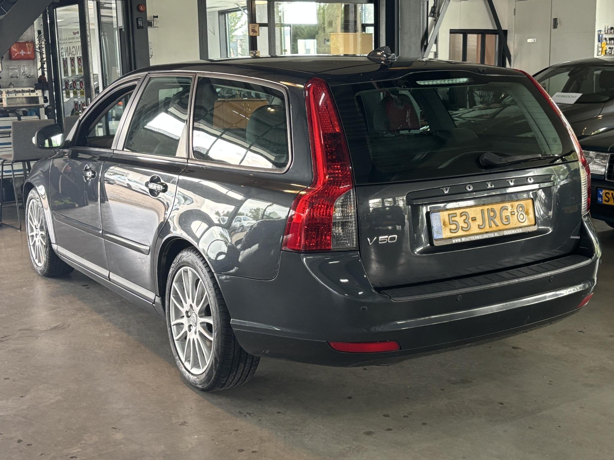 Volvo V50 1.8 Sport, Auto's, Voorwielaandrijving, Gebruikt, Zwart, 4 cilinders