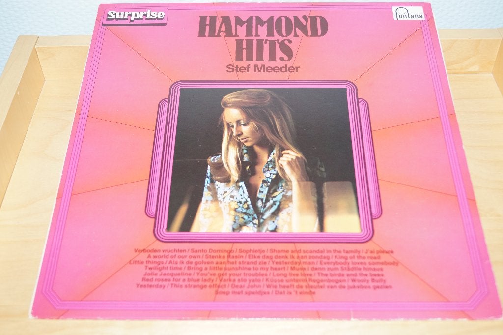 LP Stef Meeder - Hammond hits - krasvrij 1524, Ophalen, Zo goed als nieuw