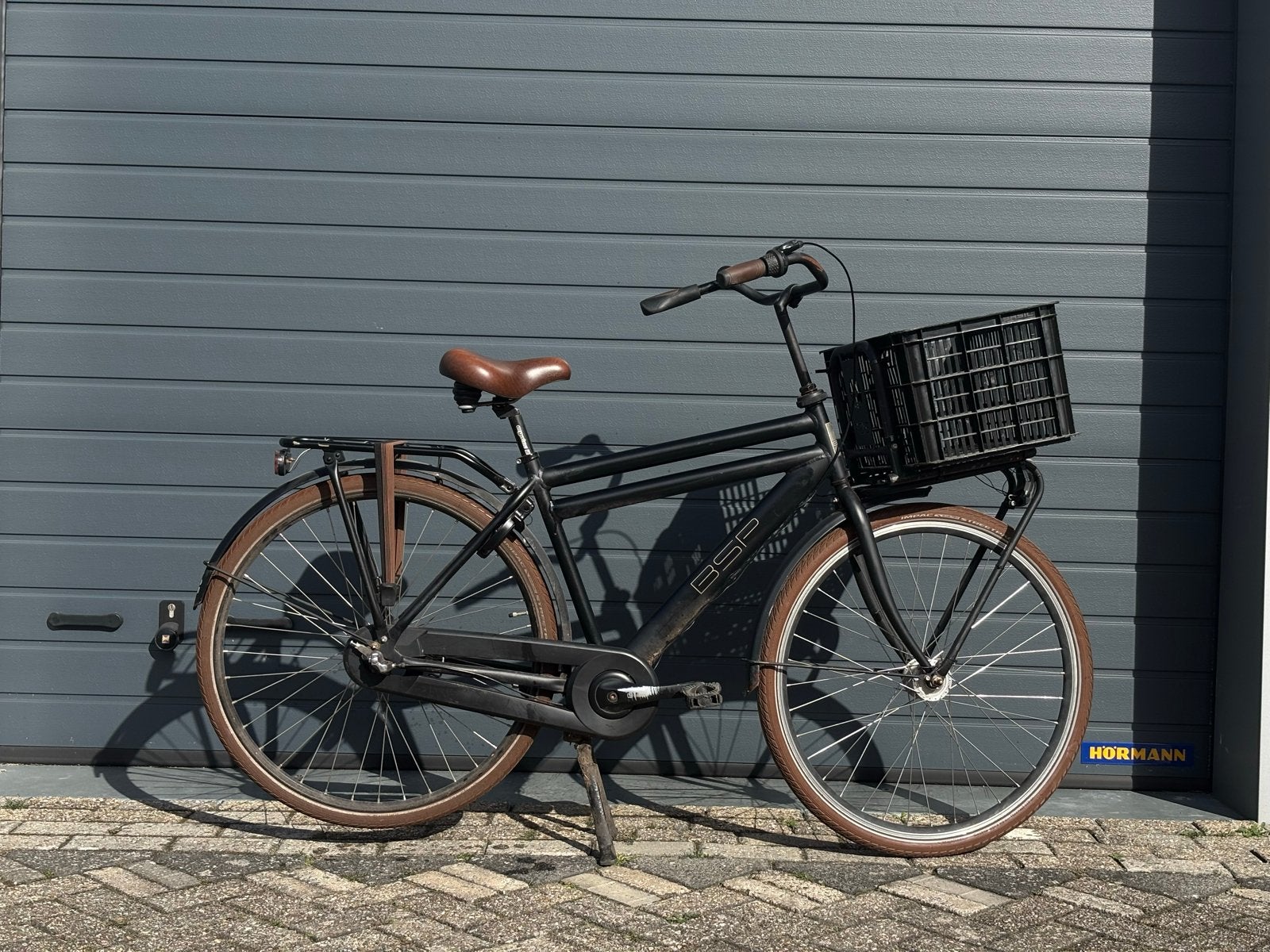 BSP fiets met mand en versnellingen, Fietsen en Brommers, Versnellingen, Trommelrem, Ophalen, Overige merken