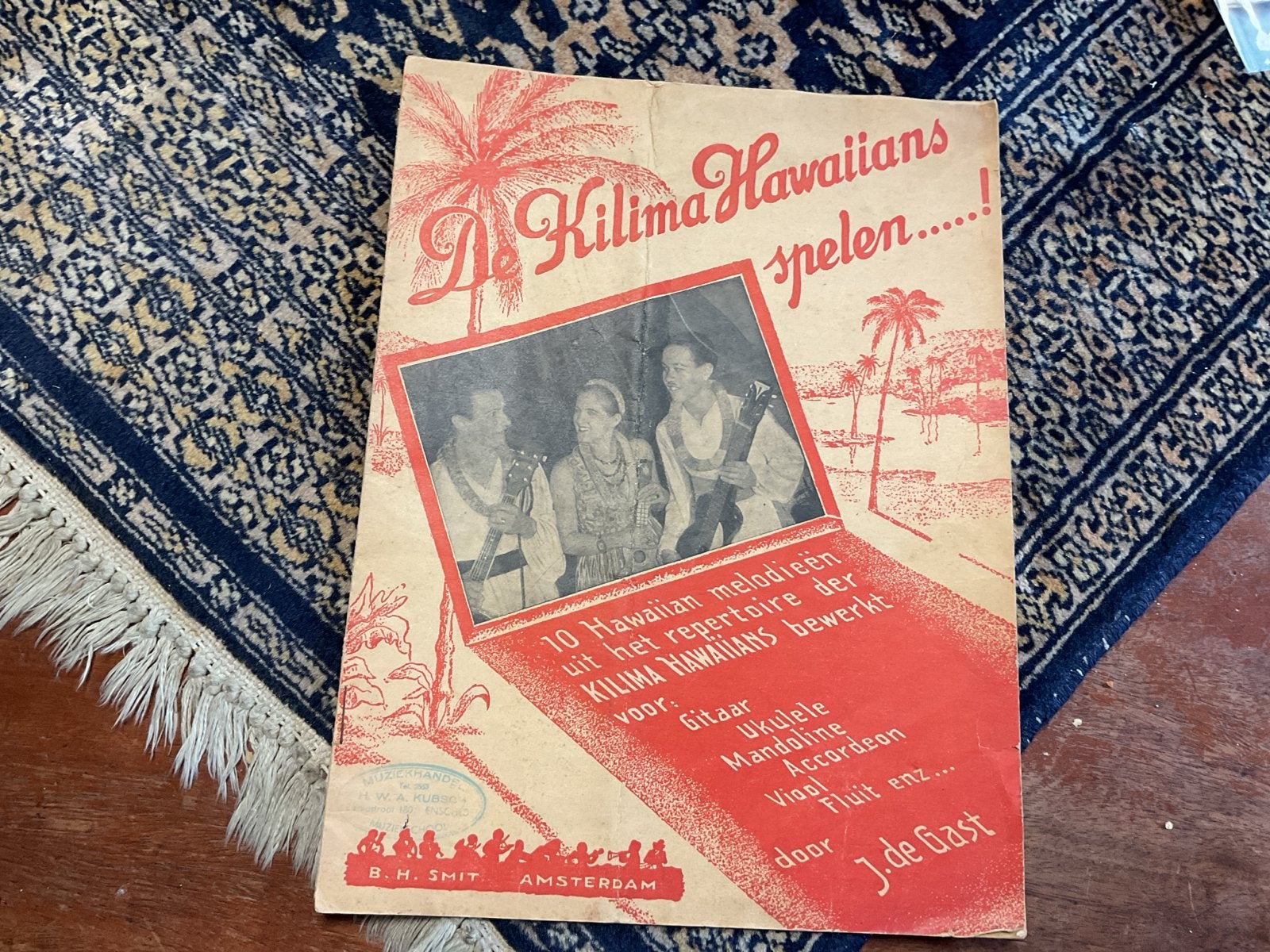 Kilima Hawaiians Muziekboek voor diverse instrumenten, Wereldmuziek, Ophalen of Verzenden, Artiest of Componist, Gitaar