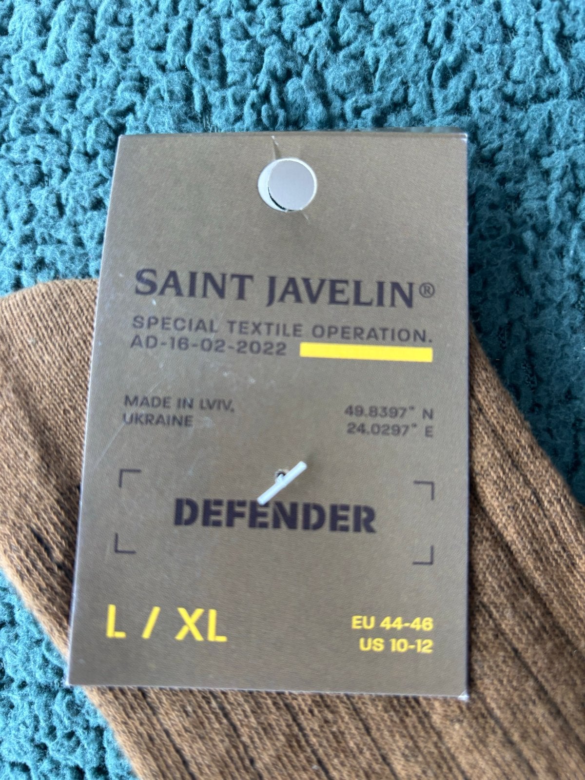 Saint Javelin Defender Sokken L/XL - Nieuw, Ophalen of Verzenden, Nieuw, Maat 43 t/m 46, Bruin