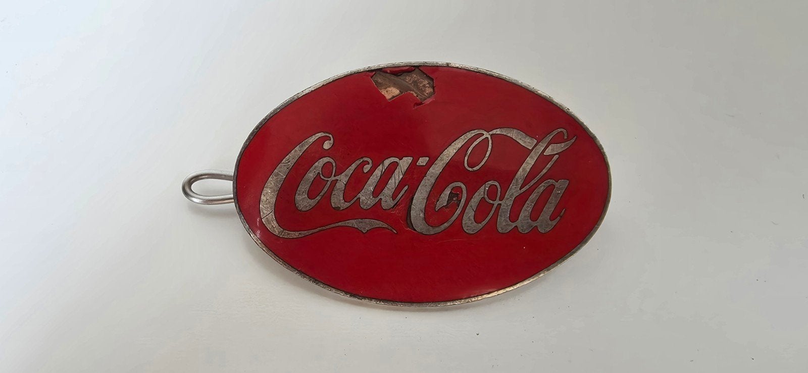 Originele, vintage, Coca-Cola uniform speld / fifties, Ophalen of Verzenden, Gebruiksvoorwerp