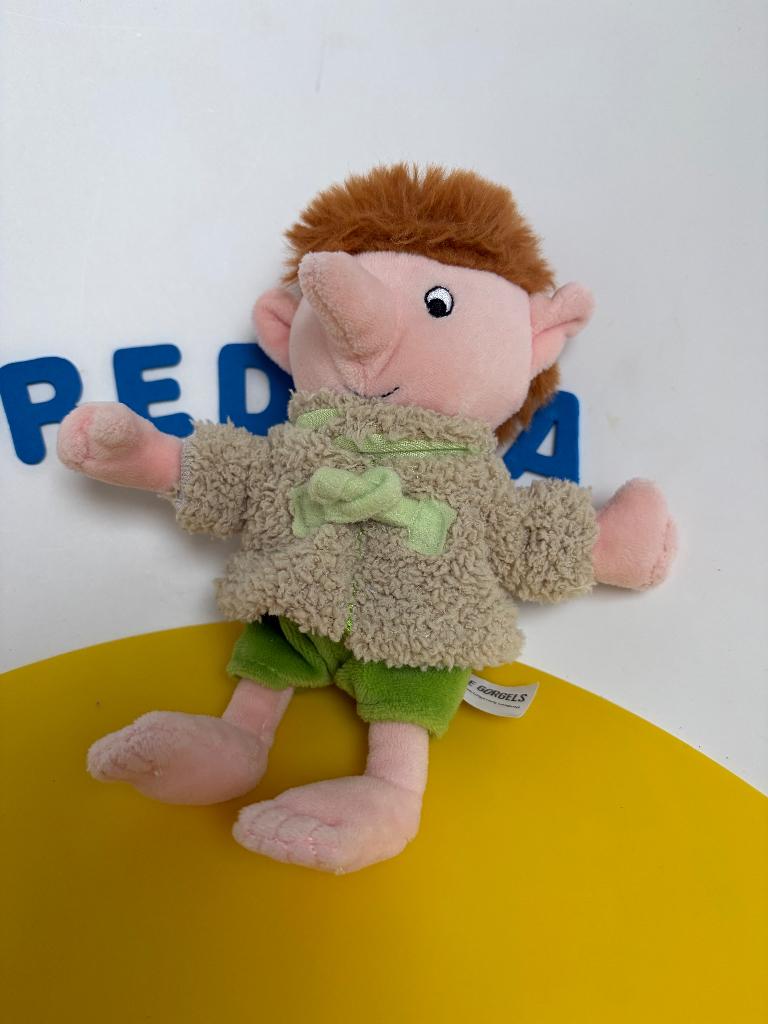 K1174 de gorgels Bobba 18 cm, Kinderen en Baby's, Speelgoed | Knuffels en Pluche, Overige typen, Ophalen of Verzenden