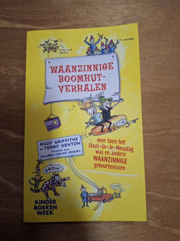 Boek - Waanzinnige Boomhut Verhalen, Boeken, Ophalen, Zo goed als nieuw, Fictie algemeen