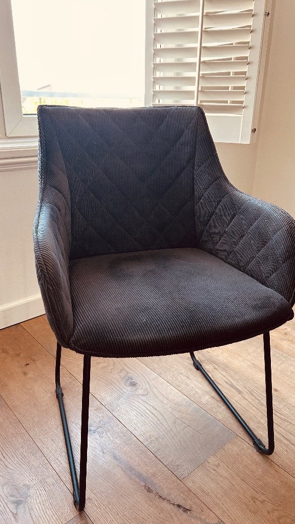 Riviera Maison eetkamerstoelen, Huis en Inrichting, Ophalen, Gebruikt, Vier, Stof