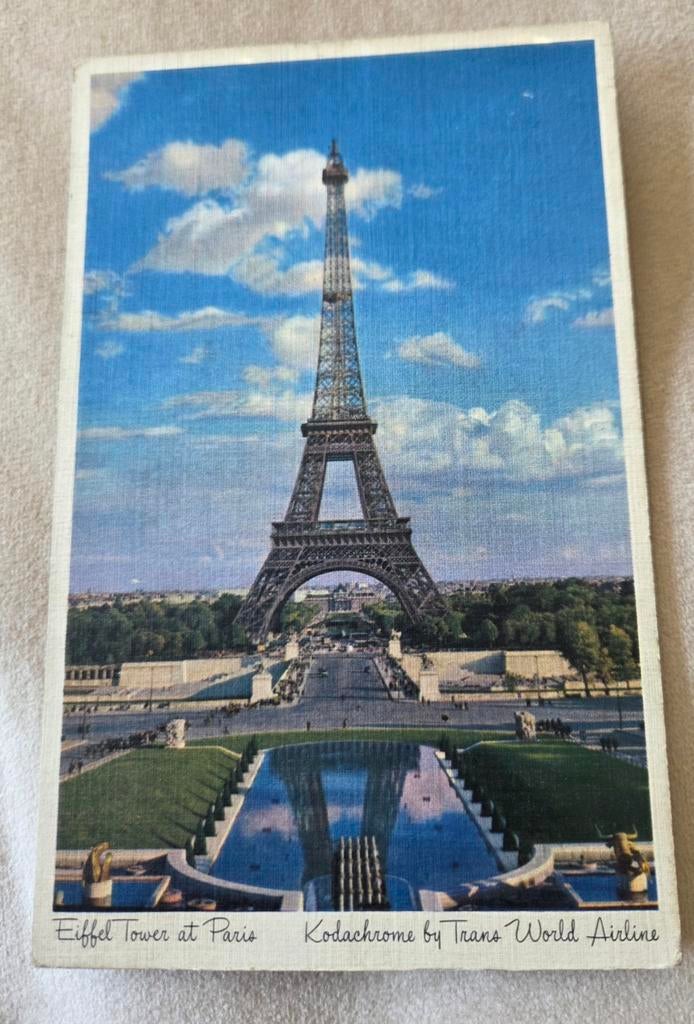 Eiffeltoren in Parijs, Verzenden, 1940 tot 1960, Ongelopen, Frankrijk
