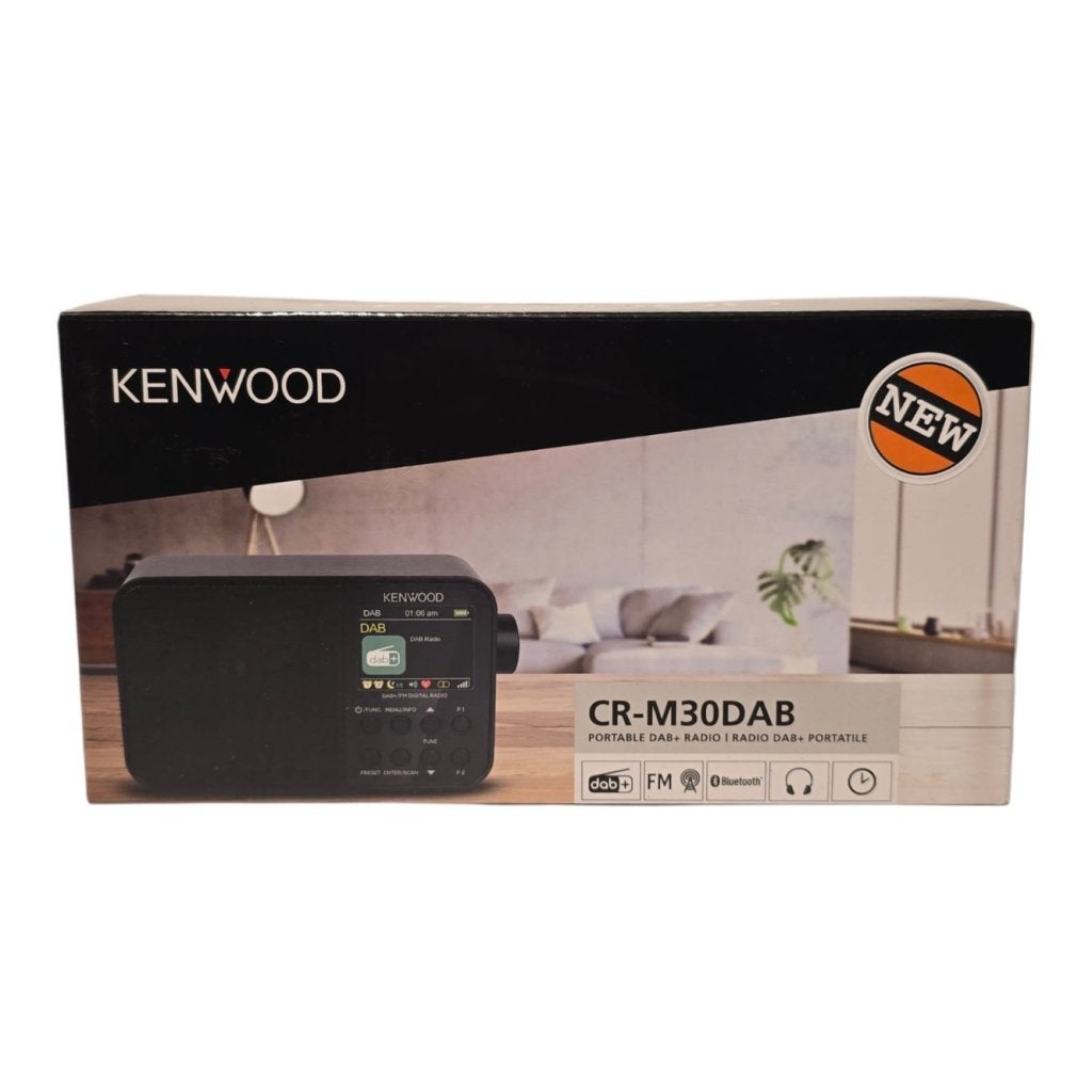 Kenwood CR-M30DAB DAB+ Radio - Interne accu - Zwart | Nieuw, Kenwood, Gebruikt, Support@kenwood.com, JVCKENWOOD Corporation
3-12, Moriyacho, Kanagawa-ku
Yokohama-shi, Kanagawa 221-0022
Japan