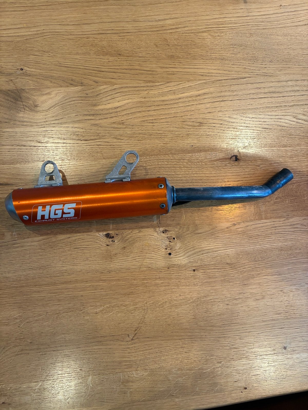 HGS Einddemper KTM SX 125 (2025) - Zo goed als nieuw, Ophalen of Verzenden, Gebruikt