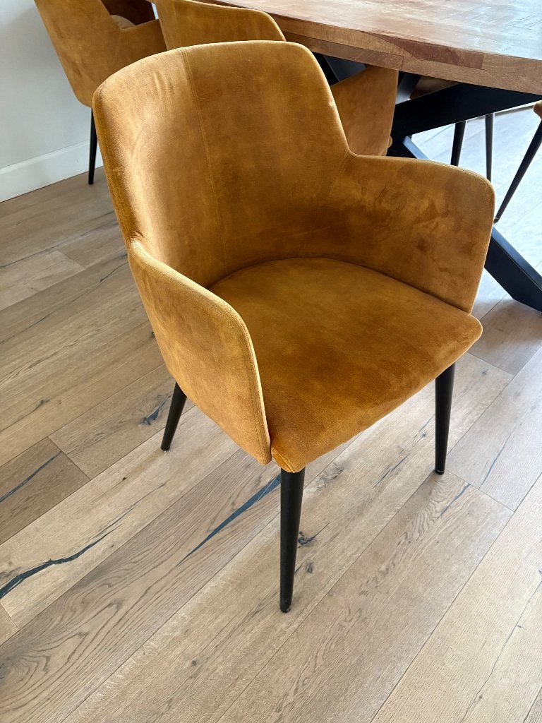 Goossens Eetkamerstoelen - 6 x -, Ophalen, Zo goed als nieuw, Overige kleuren, Vijf, Zes of meer stoelen