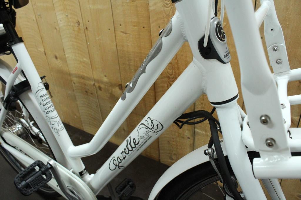 Nette elektrische Gazelle Miss Grace met 7 versnellingen, Gebruikt, 51 tot 55 cm, 50 km per accu of meer, Ophalen
