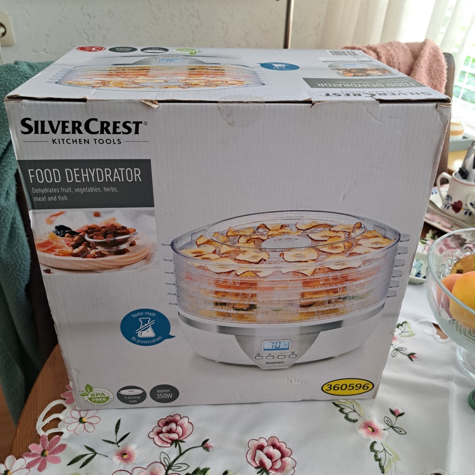 SilverCrest Voedseldroger - Dehydrator voor fruit, groenten, Ophalen, Nieuw