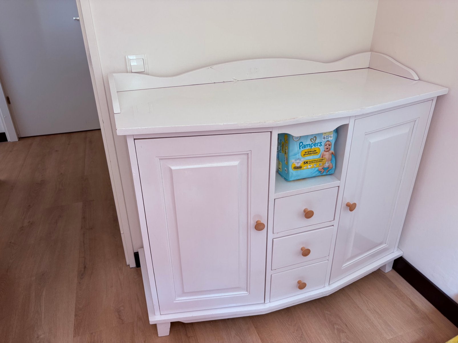 Prachtige commode brocante GRATIS!, Kinderen en Baby's, Kinderkamer | Commodes en Kasten, Ophalen, 50 tot 70 cm, 90 tot 105 cm