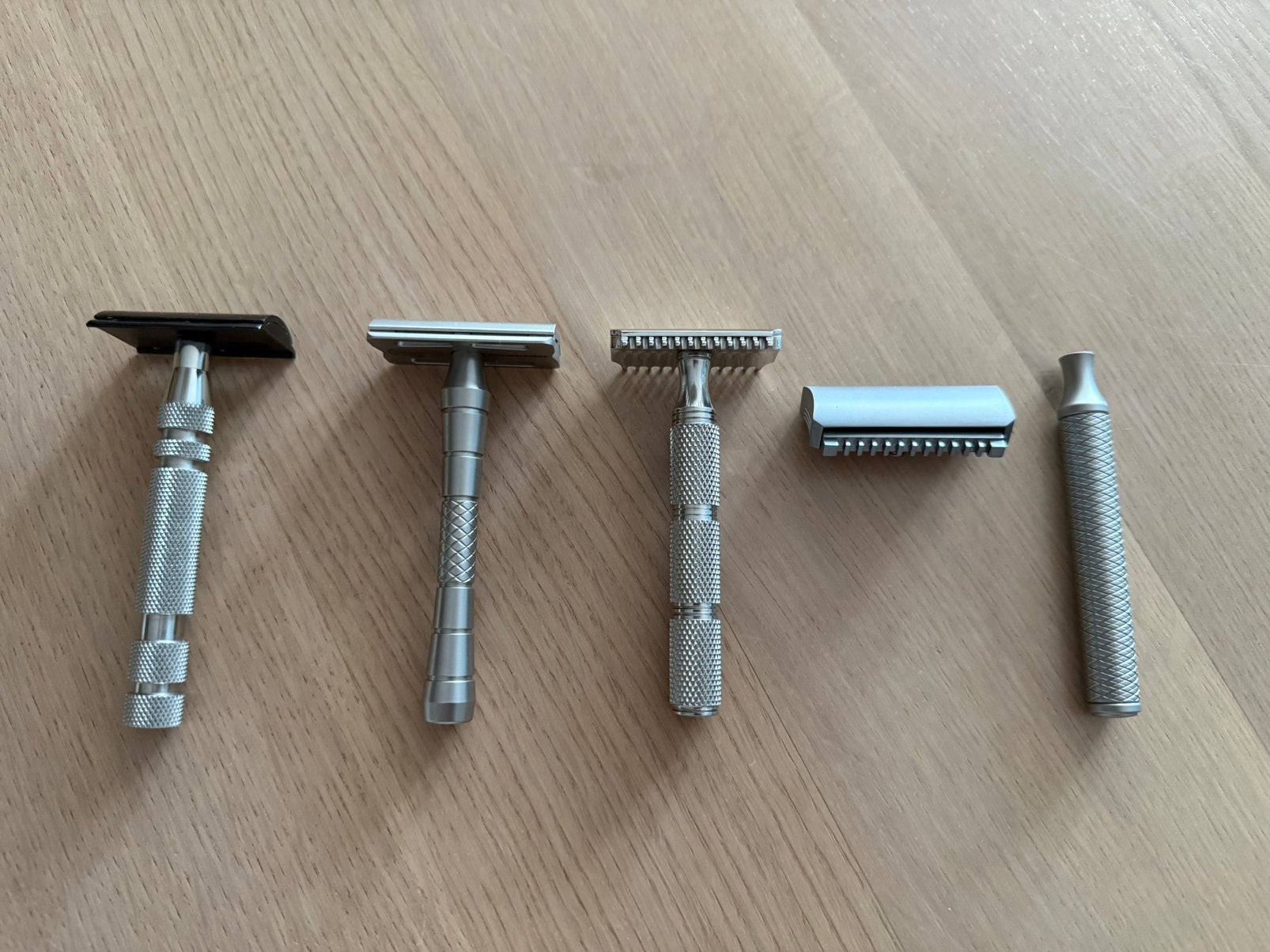 Safety razor, Ophalen of Verzenden, Zo goed als nieuw, Gehele gezicht