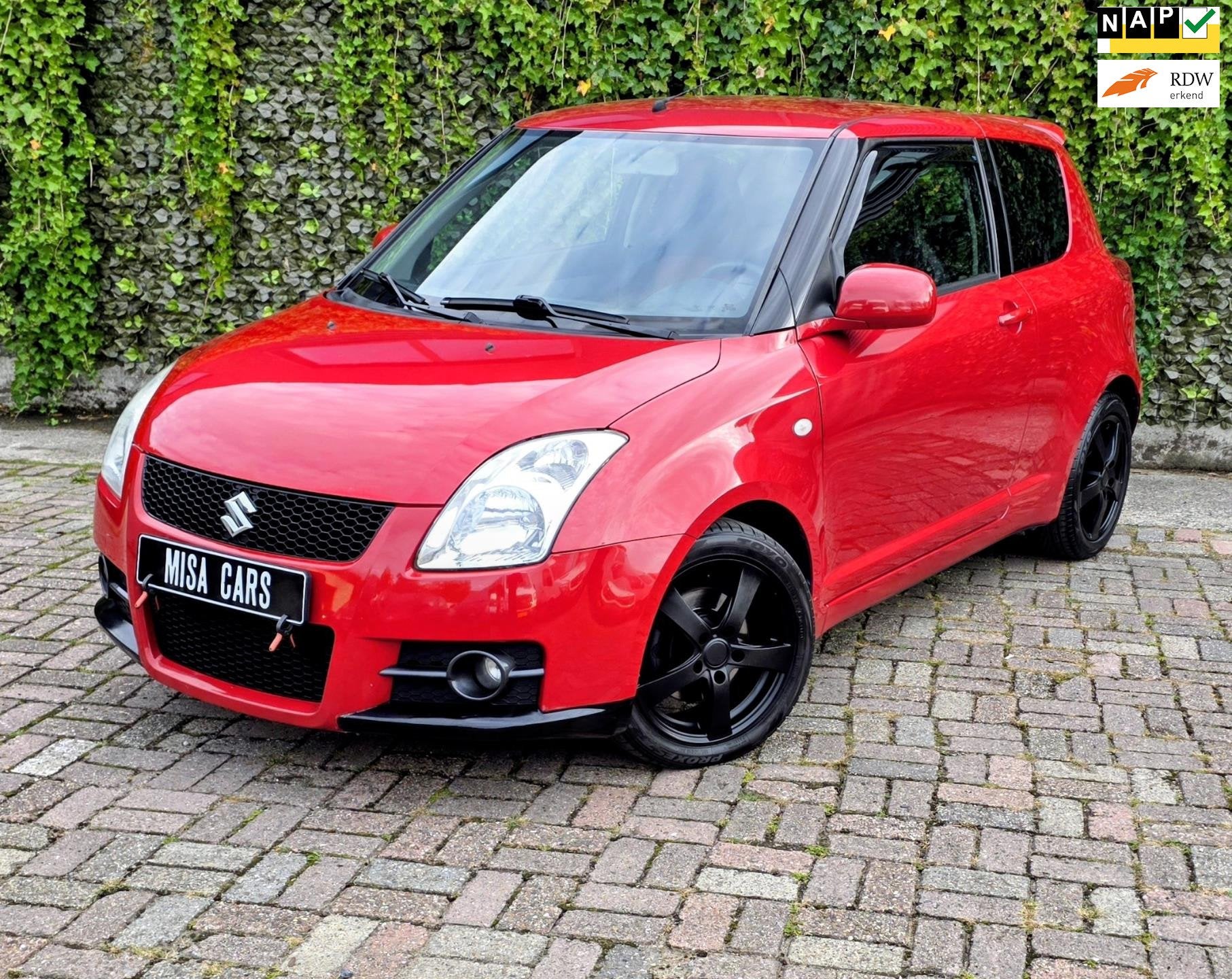 Suzuki Swift 1.6 Sport Sport Velgen Keylees Entree APK Elekt, Auto's, Voorwielaandrijving, 1005 kg, Gebruikt, Zwart