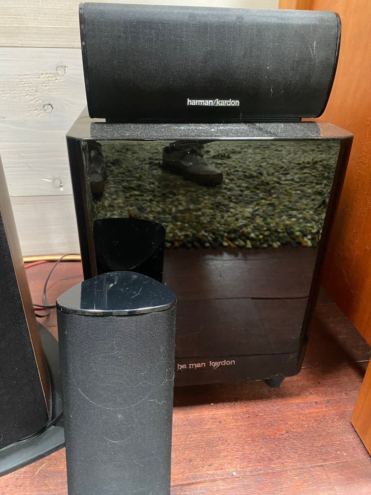 Harman kardon 5.1 set subwoofer, 70 watt of meer, Zo goed als nieuw, Overige spelers, Ophalen
