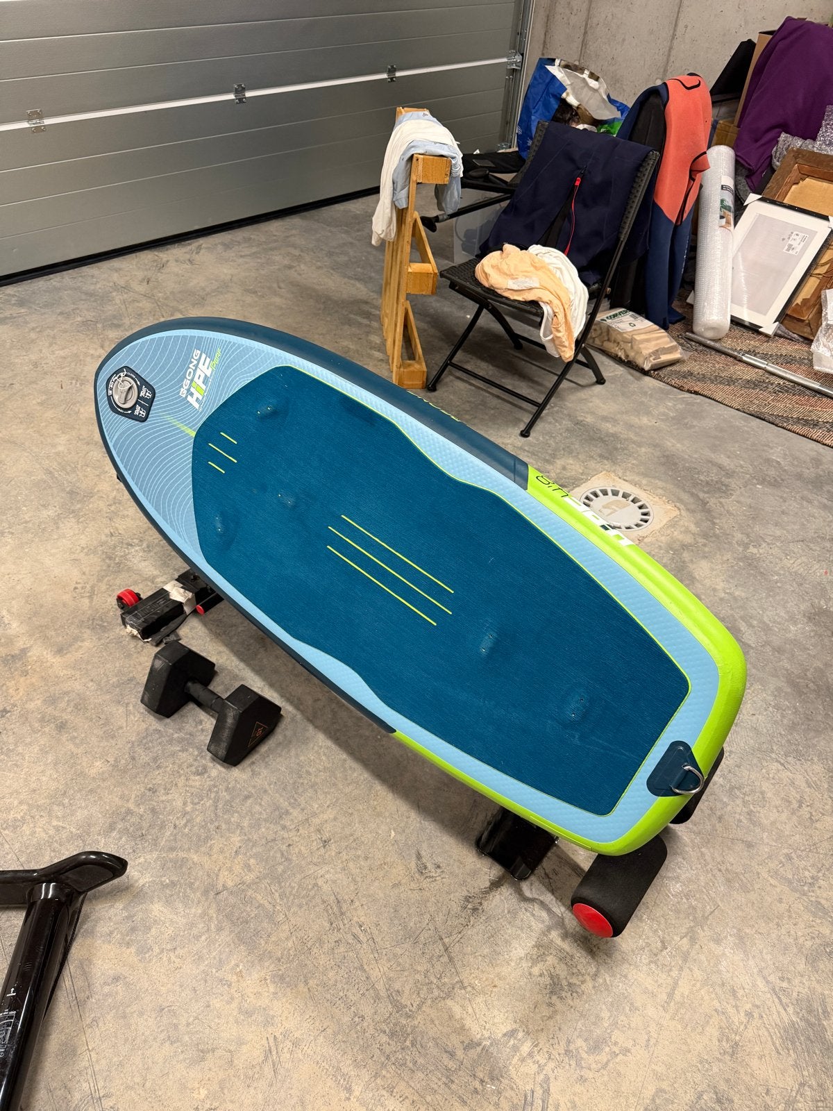 GONG HIPE PERF 4'8 (48L) - Foilboard, Watersport en Boten, Wingsurfen, Ophalen, Zo goed als nieuw, Wingsurf-board
