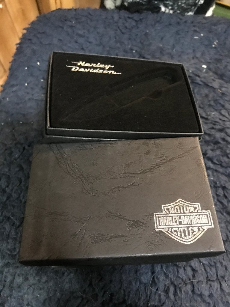 10 X Box Harley Davidson Nieuwe doos voor zakmes LEEG, Vintageknives.nl, Ophalen of Verzenden, Zo goed als nieuw, Maarten@Vintageknives.nl