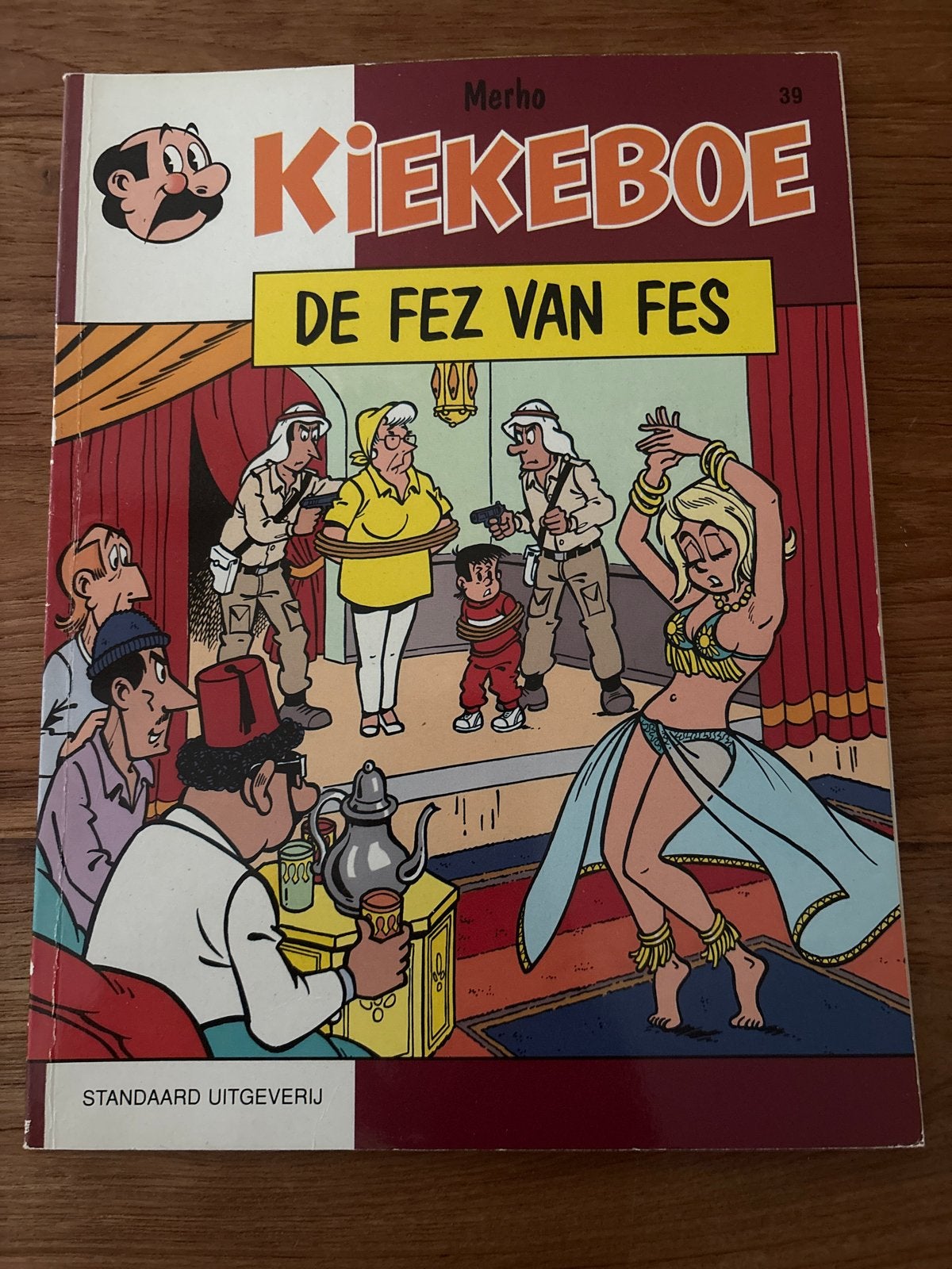 Kiekeboe - De Fez van Fes (nummer 39), Eén stripboek, Ophalen of Verzenden, Gelezen