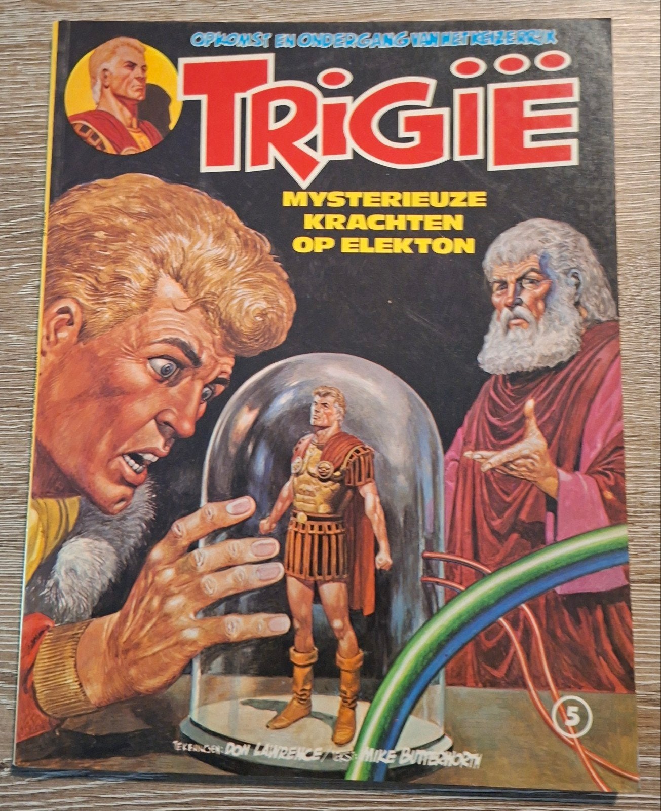 trigië nr 5, Eén stripboek, Ophalen of Verzenden, Gelezen