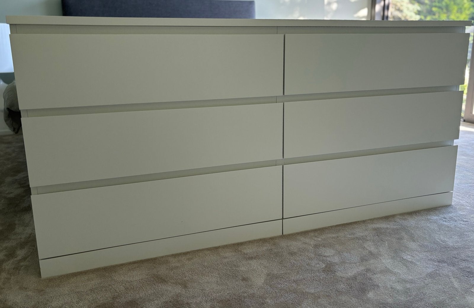 IKEA MALM ladekast wit - 6 lades, Ophalen, 5 laden of meer, 50 tot 100 cm, Zo goed als nieuw