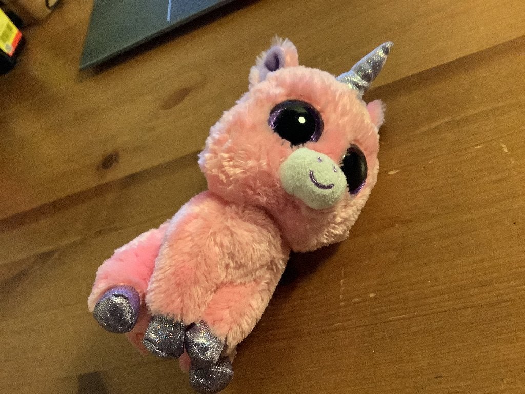 Ty Beanie Buddy knuffel. Magic de Roze Eenhoorn, 15 cm, Gebruikt, Eenhoorn, Ophalen of Verzenden, Met label