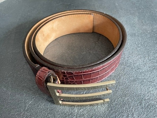 Mooie Etro lederen damesriem 4cm breed, lengte 90cm, Kleding | Dames, Echt leder, 90 tot 100 cm, Tailleriem, Ophalen of Verzenden