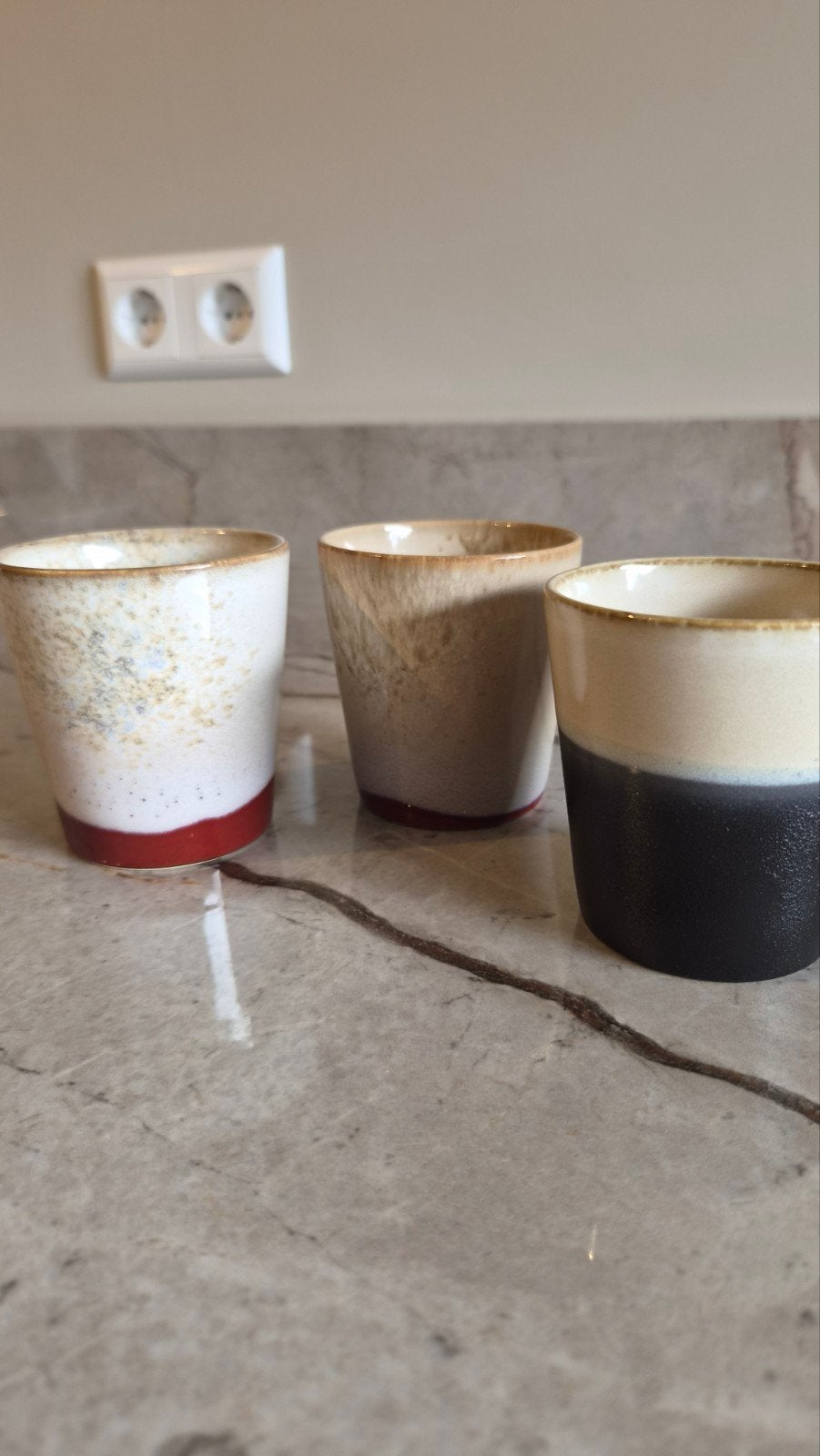3x HK Living kopjes koffie, Verzenden