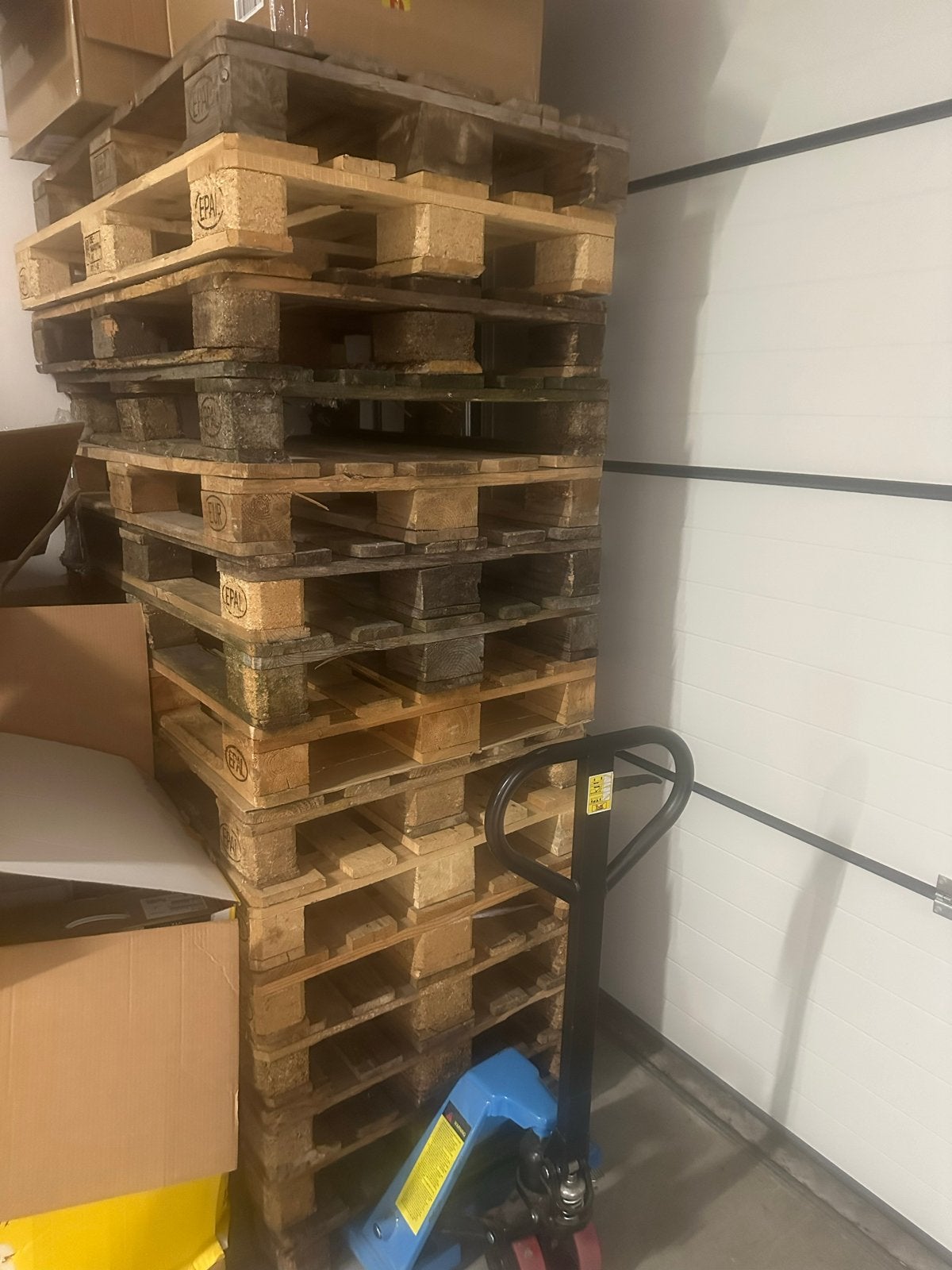 20 stuks Euro Pallets - Gebruikt maar in goede staat, Doe-het-zelf en Verbouw, Hout en Planken, Ophalen, Gebruikt, 50 mm of meer