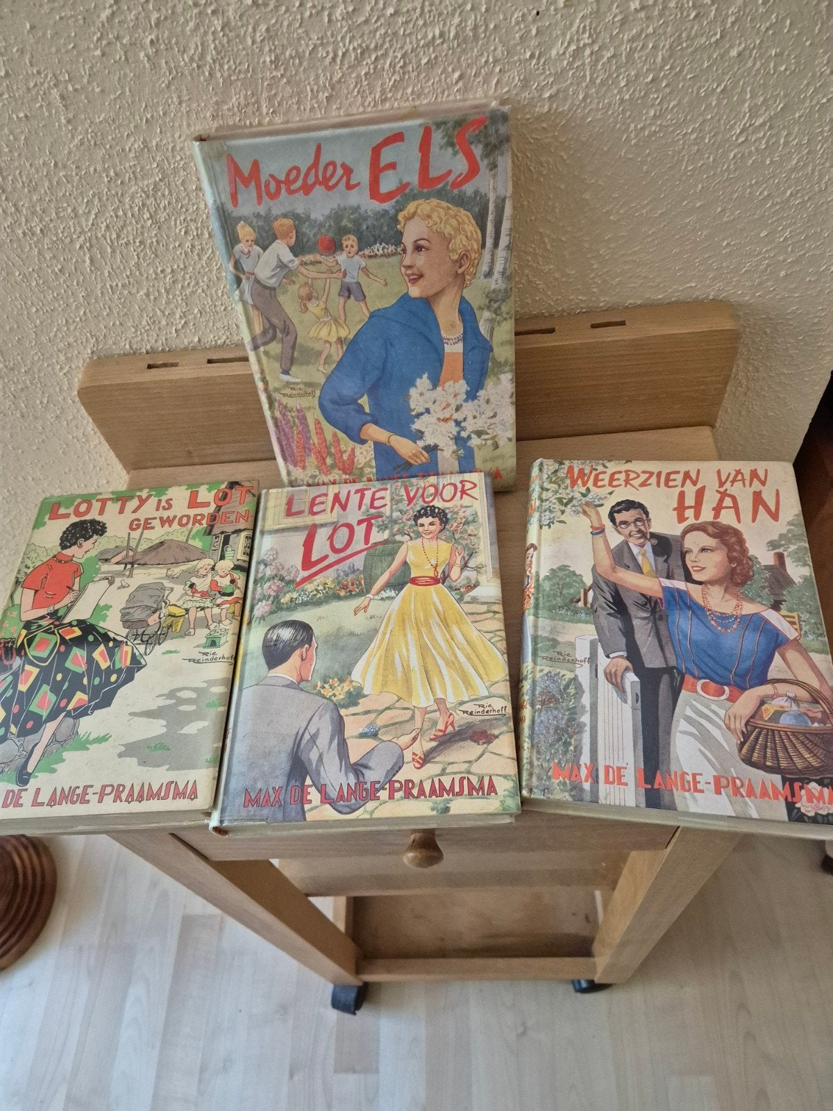 M de Lange-Praamsma, Goud-Elsje dl 7, 8, 9,10, origineel oud, Boeken, Kinderboeken | Jeugd | 13 jaar en ouder, Ophalen of Verzenden