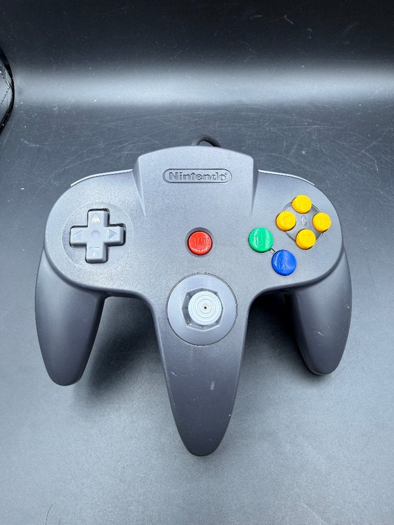 Nintendo 64 N64 controller zwart, Ophalen of Verzenden, Zo goed als nieuw, Nintendo 64, Overige controllers