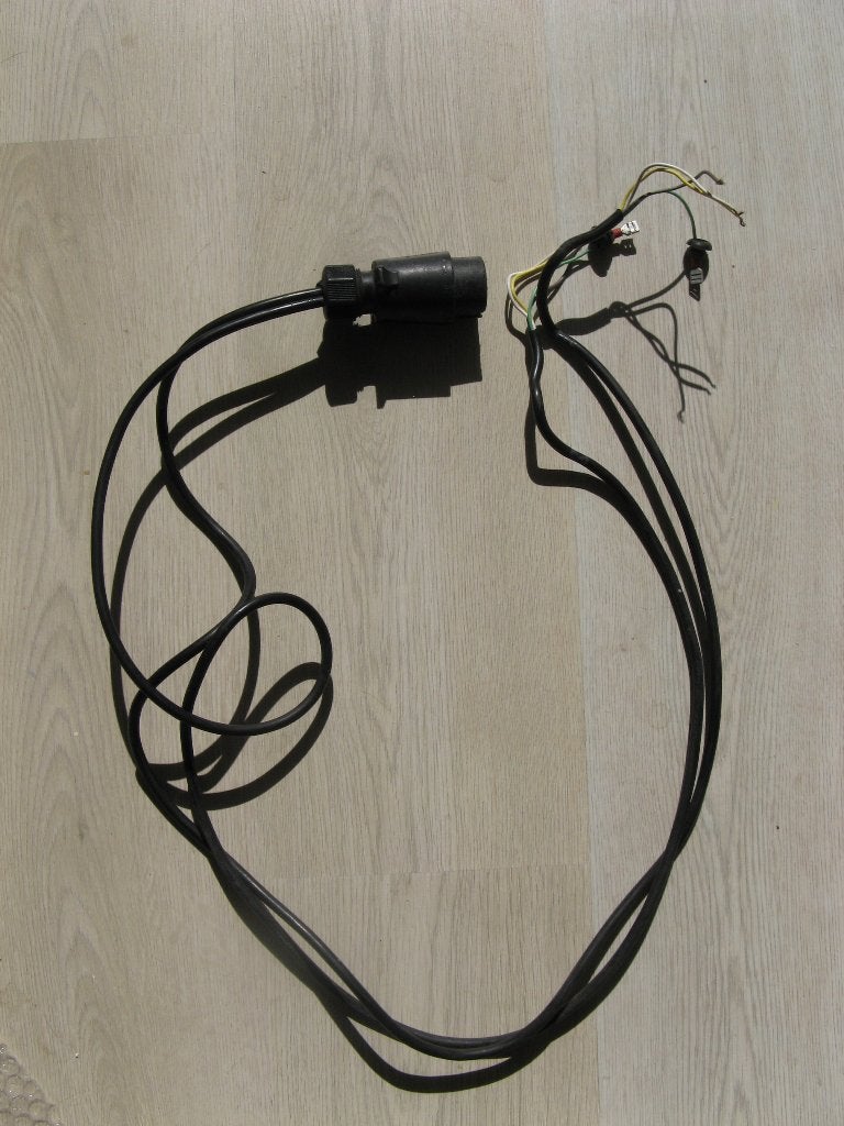 SPINDER Snoer 7-polig, Ophalen, 2 fietsen, Zo goed als nieuw, Trekhaakdrager