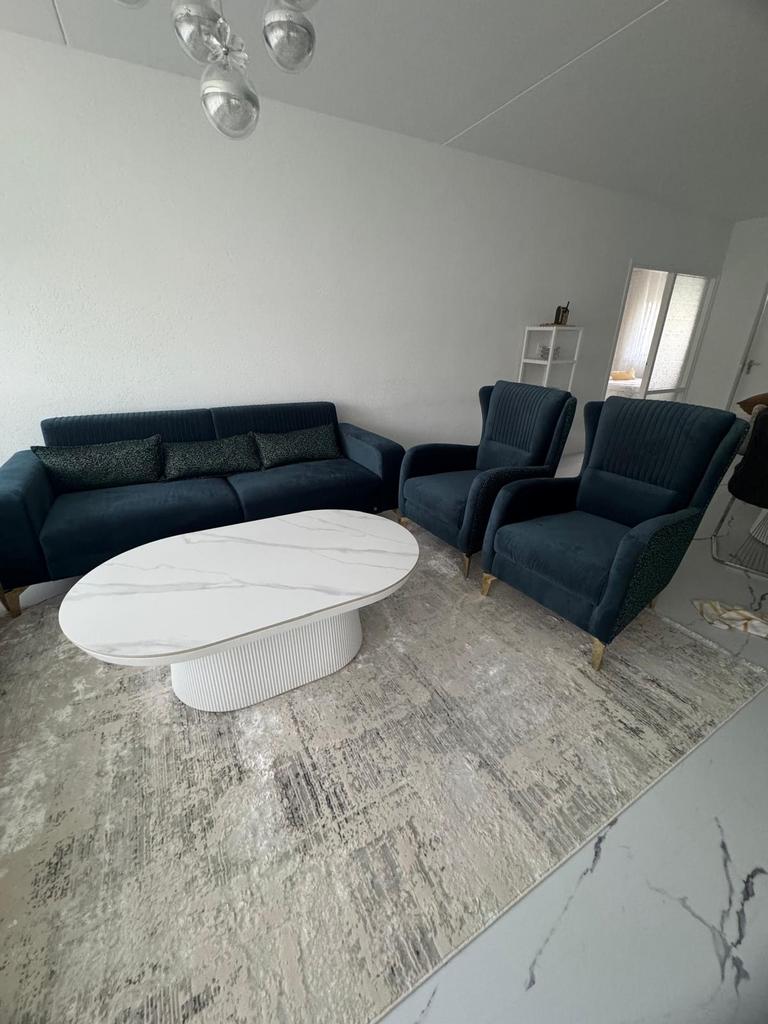 2 x Stijlvolle 3-zitsbank met 2 x fauteuils, Huis en Inrichting, Banken | Bankstellen, Driepersoons, 75 tot 100 cm, Ophalen of Verzenden