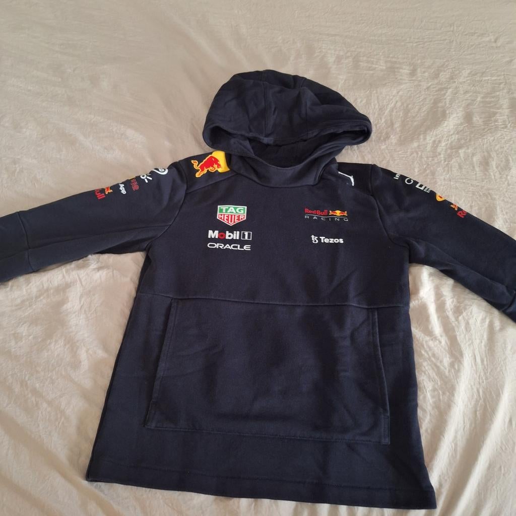 Max verstappen hoodie / trui 140, Ophalen of Verzenden, Zo goed als nieuw, Jongen of Meisje, Trui of Vest