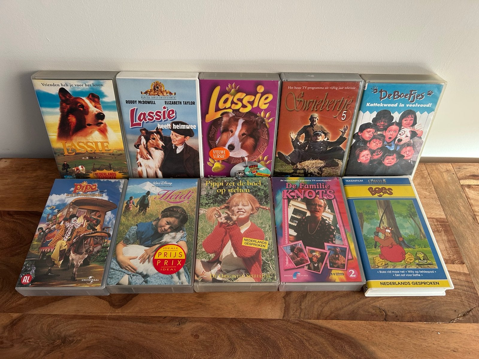Vintage VHS banden 10x voor 7,50, Gebruikt, Alle leeftijden, Kinderprogramma's en -films, Overige typen