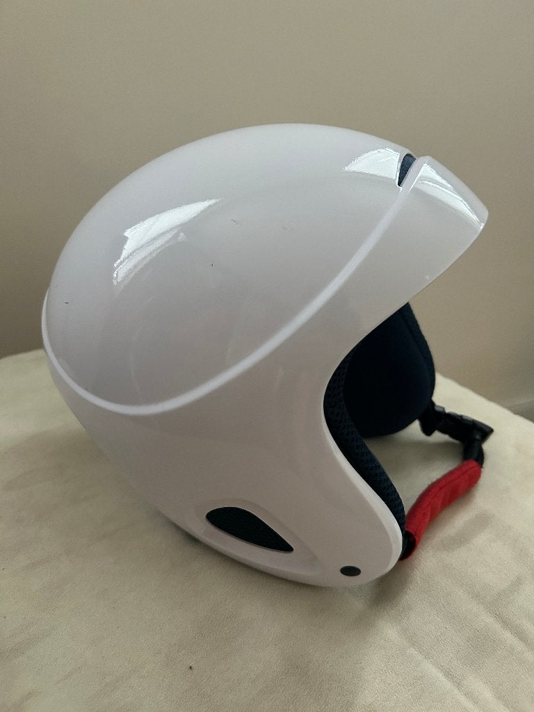 Skihelm kind wit (Wed'ze Decathlon), Gebruikt, Overige typen, Skiën, Minder dan 100 cm