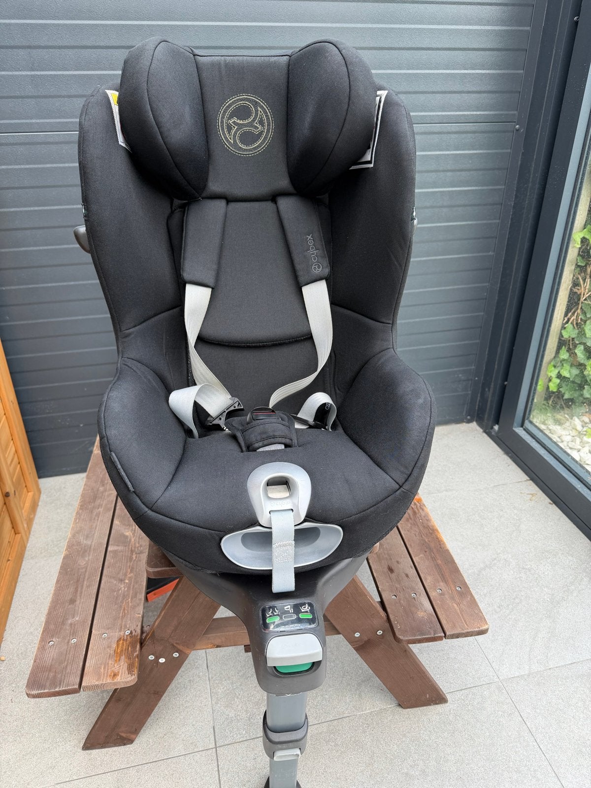 Cybex Sirona Z I-Size Autostoel incl draaibare base - Zwart, 0 t/m 18 kg, Verstelbare rugleuning, Zo goed als nieuw, Isofix