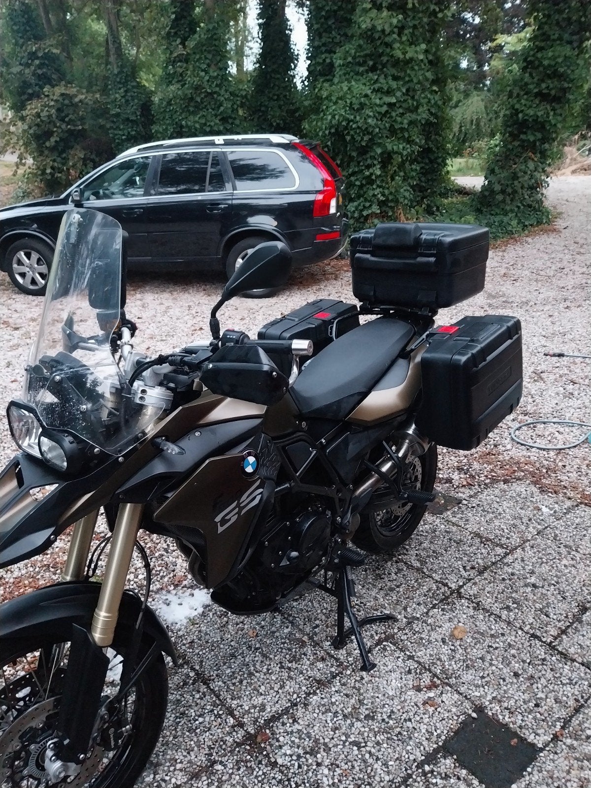 BMW F 800 GS met 2 zijkoffers en topkoffer, z.g.a.n., 14238, Gebruikt, Particulier, Toermotor, Handgeschakeld