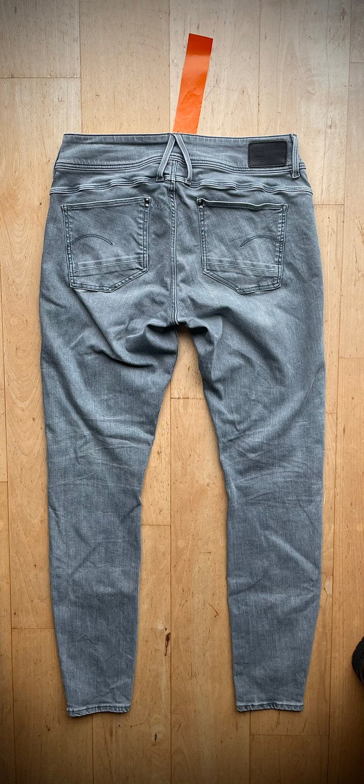 G Star Raw Lynn Mid Skinny WMN jeans blauw / grijs W32 L32, Ophalen of Verzenden, Grijs, W30 - W32 (confectie 38/40)