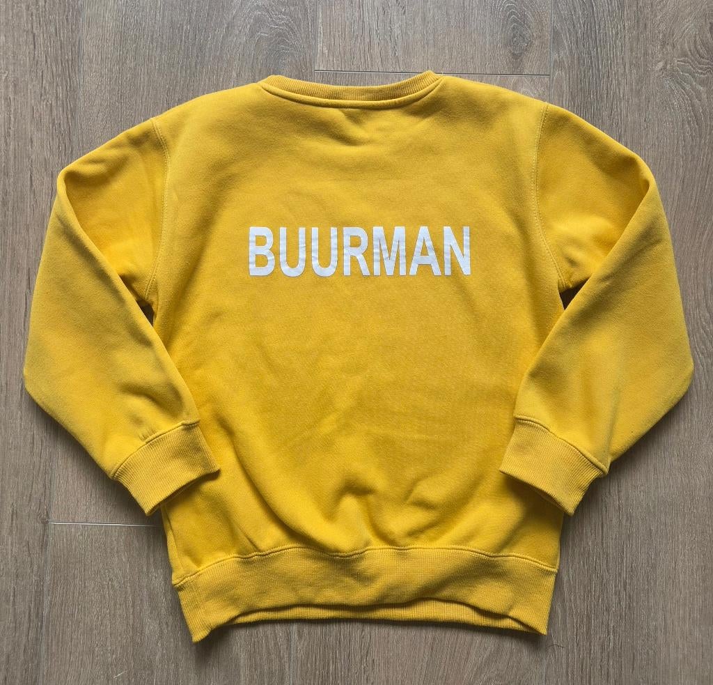 Sweater met bedrukking 'Buurman', Trui of Vest, Ophalen of Verzenden, Zo goed als nieuw, Merkloos