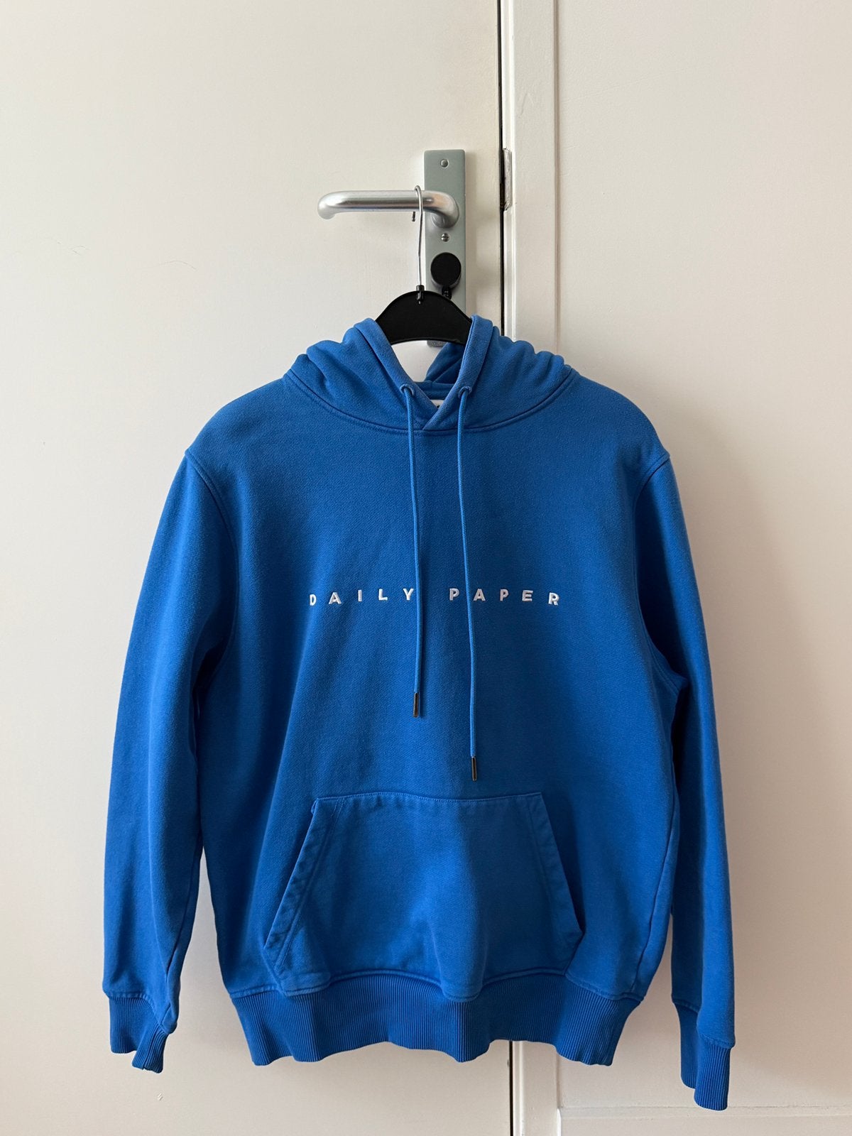 Daily Paper Hoodie Blauw, maat S, Kleding | Heren, Truien en Vesten, Ophalen of Verzenden, Zo goed als nieuw, Maat 46 (S) of kleiner