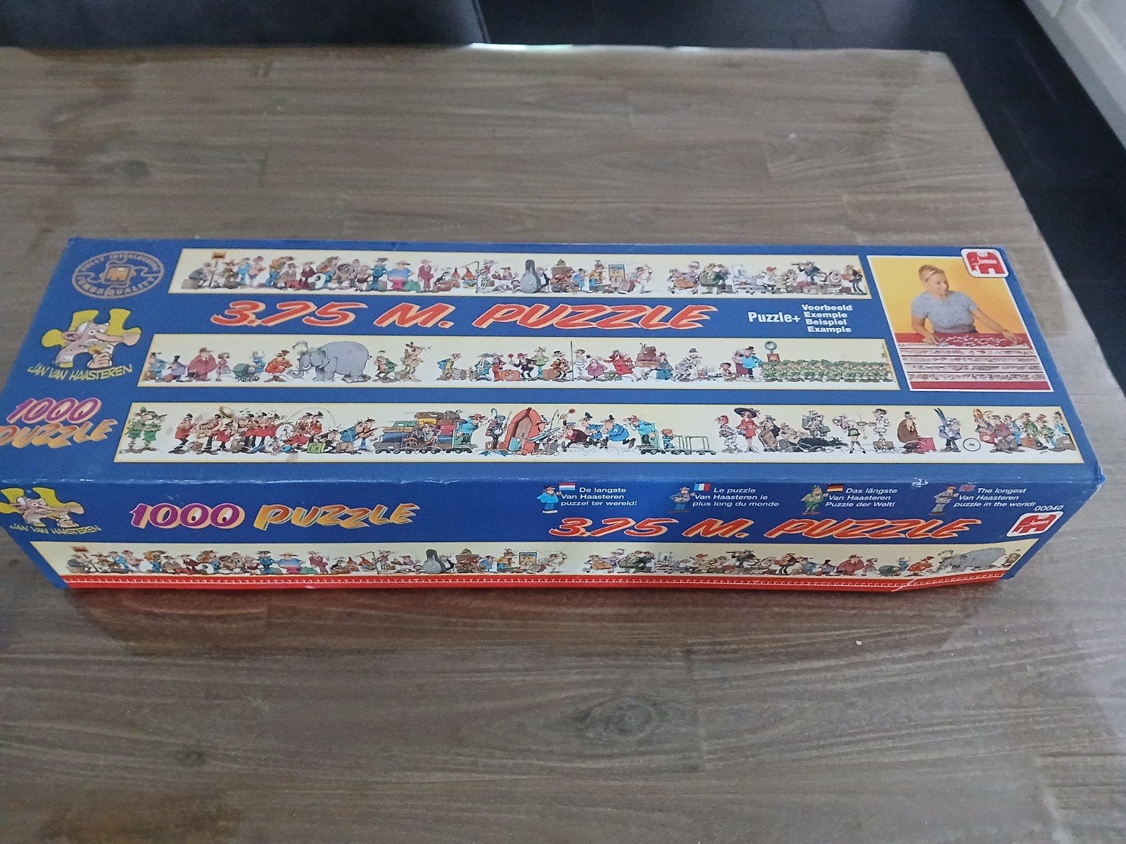 Jan van Haasteren de langste puzzel 00040, Ophalen of Verzenden, 500 t/m 1500 stukjes, Nieuw, Legpuzzel
